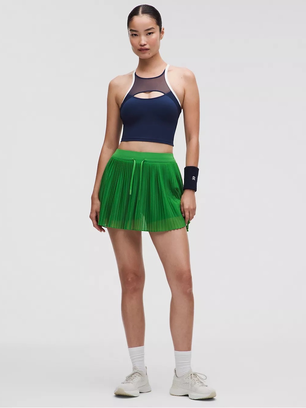 NWT Lululemon Ace Advantage Pleated Tennis Skirt Chameleon XL